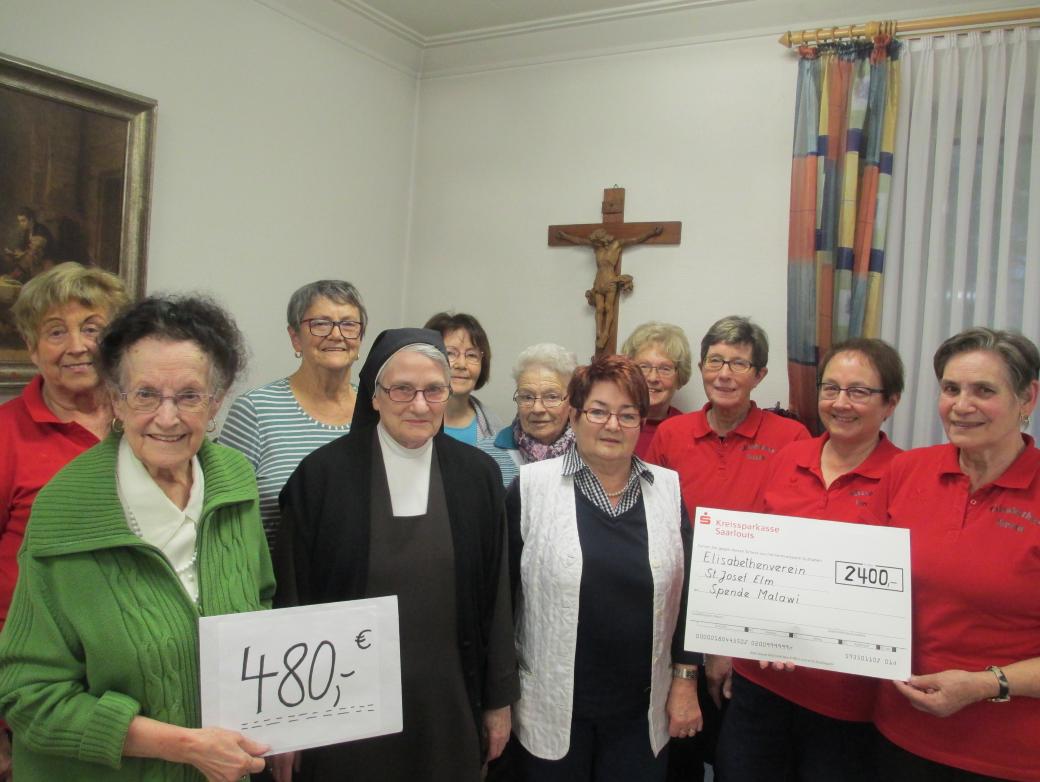 Spendenübergabe für unser Projekt 'Malawi'