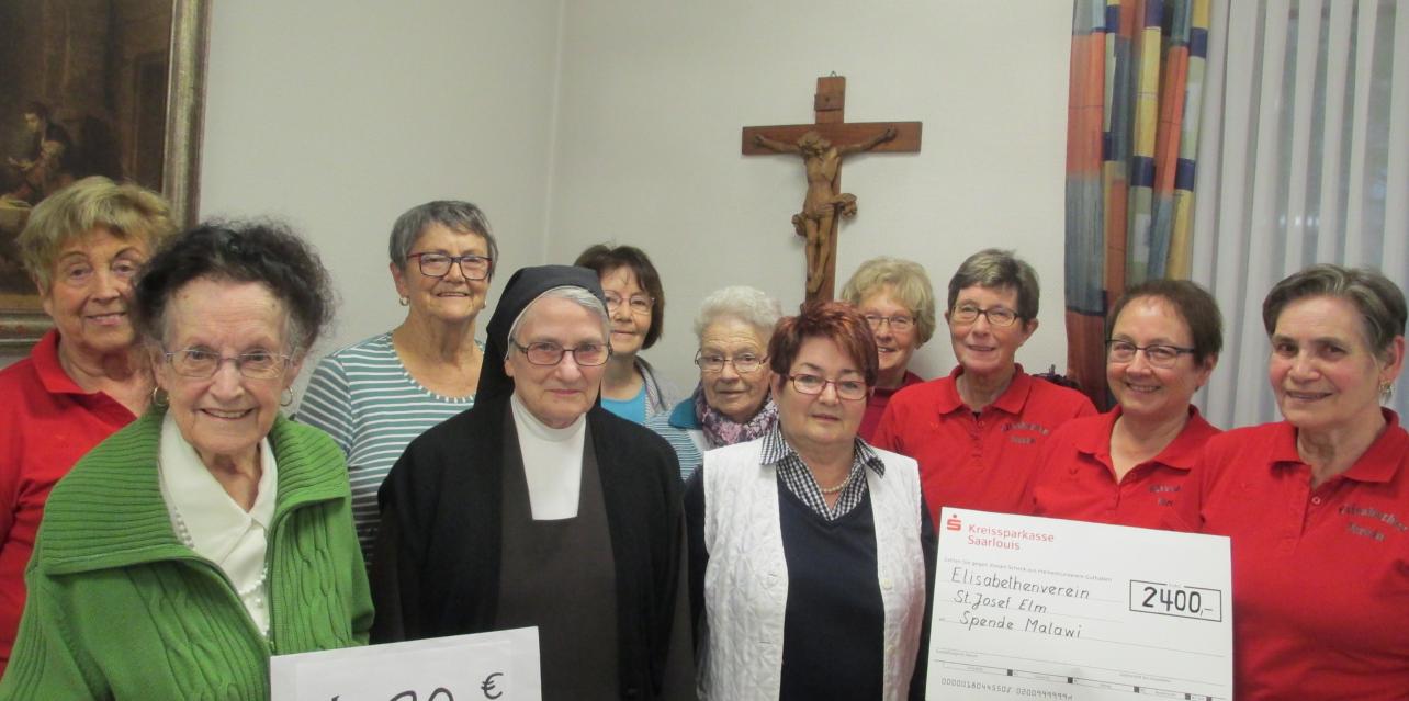 Spendenübergabe für unser Projekt 'Malawi'