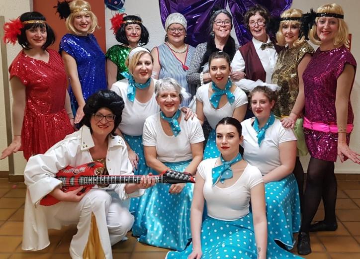 Tanz 'Das waren noch Zeiten' an der Frauenfastnacht