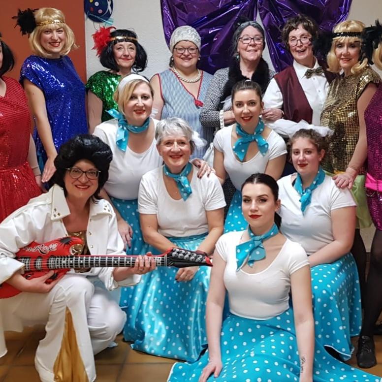 Tanz 'Das waren noch Zeiten' an der Frauenfastnacht