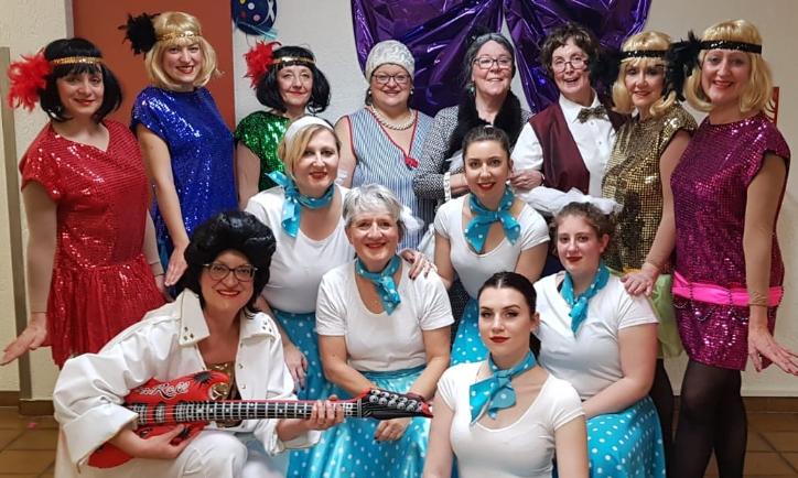 Tanz 'Das waren noch Zeiten' an der Frauenfastnacht