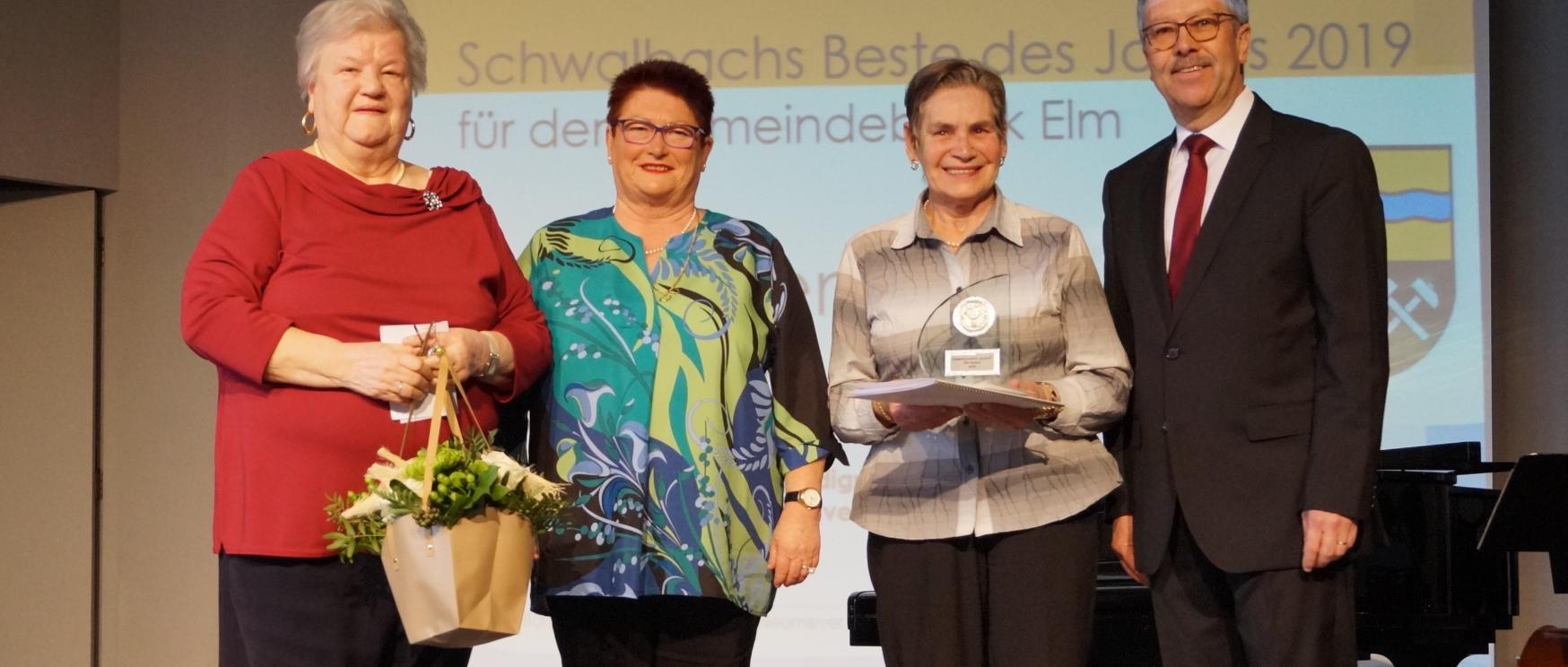 Ehrung unseres Vereins 'Schwalbachs Beste' 2019