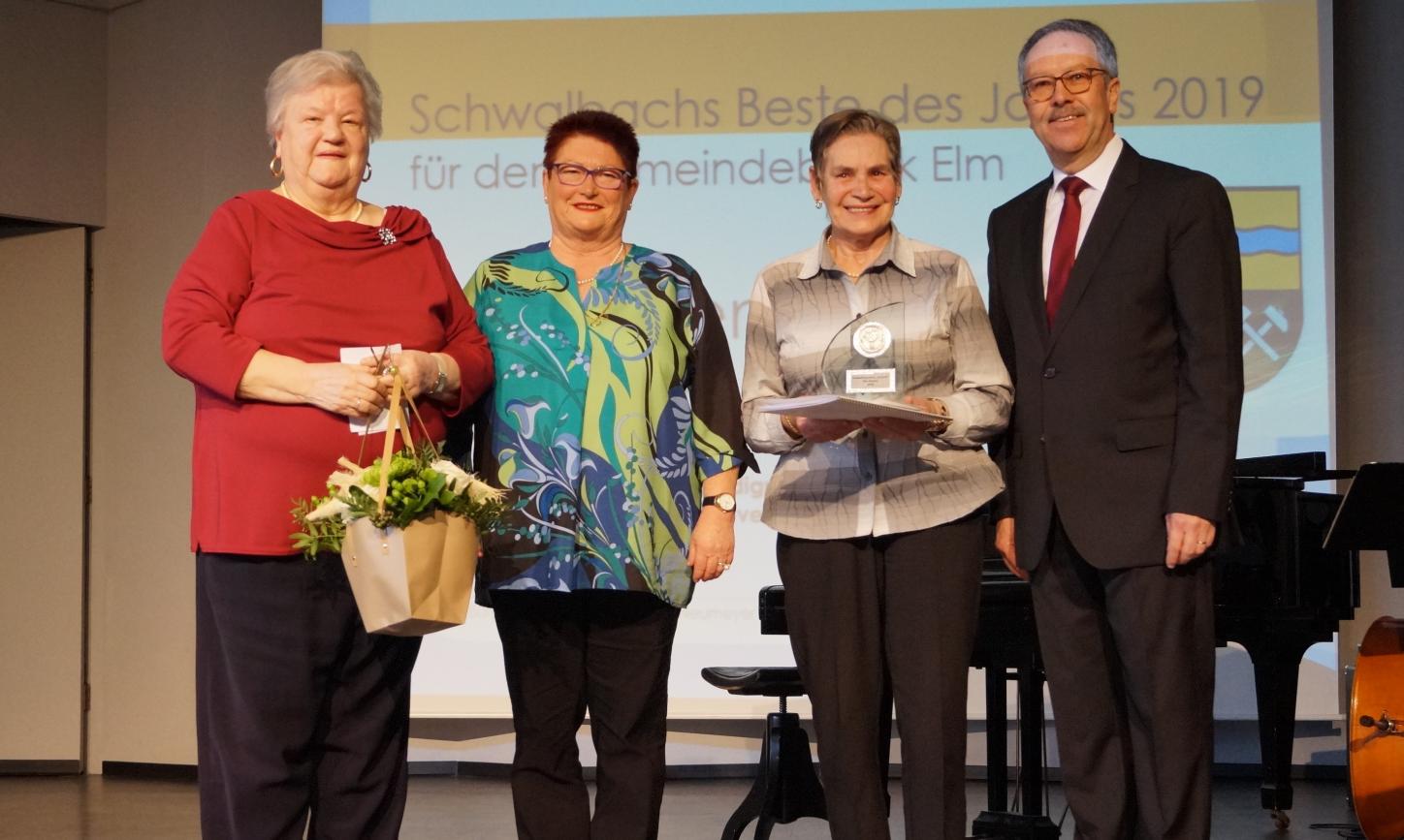 Ehrung unseres Vereins 'Schwalbachs Beste' 2019