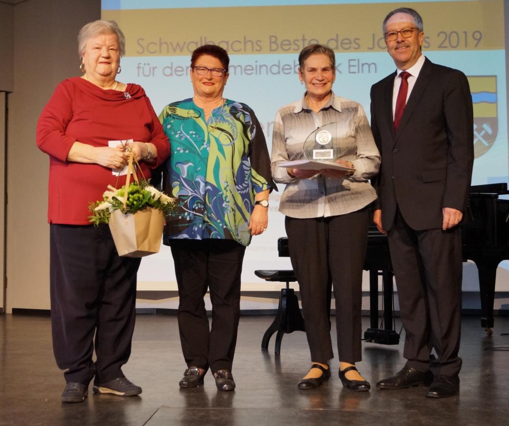 Ehrung unseres Vereins 'Schwalbachs Beste' 2019