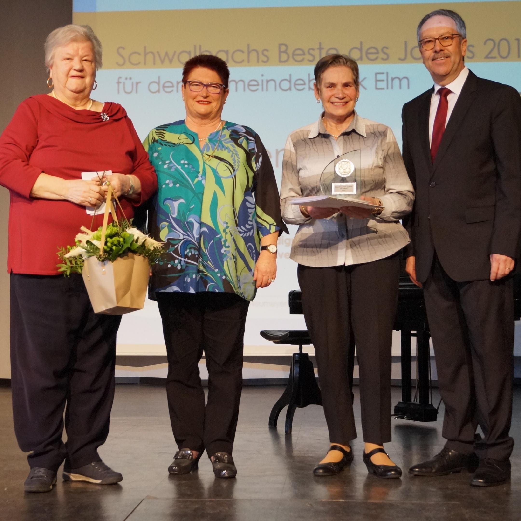 Ehrung unseres Vereins 'Schwalbachs Beste' 2019