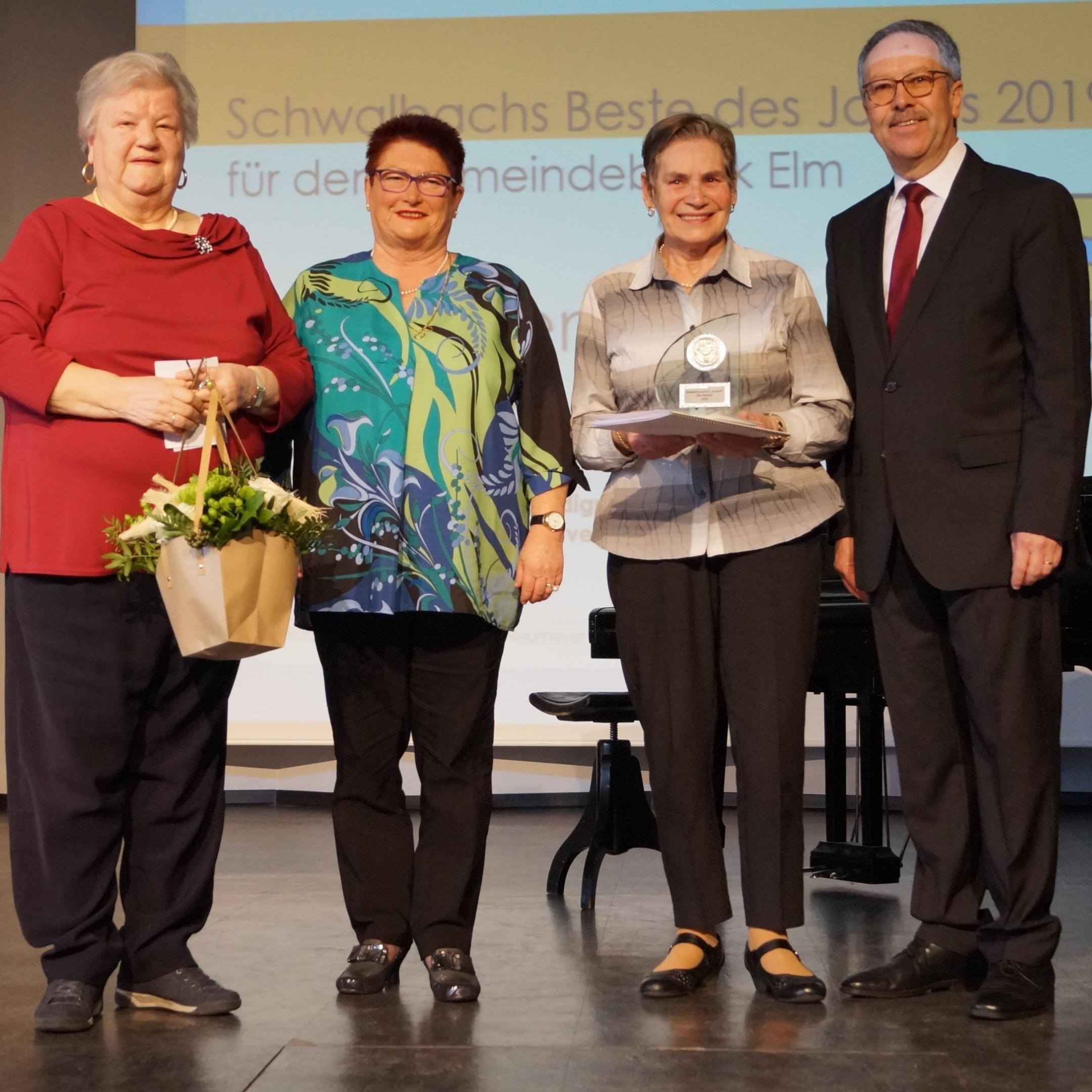 Ehrung unseres Vereins 'Schwalbachs Beste' 2019