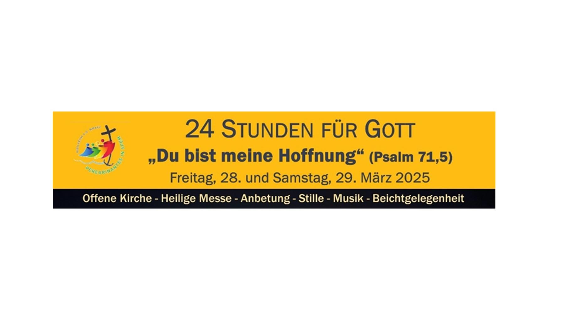 Logo '24 Stunden für Gott'