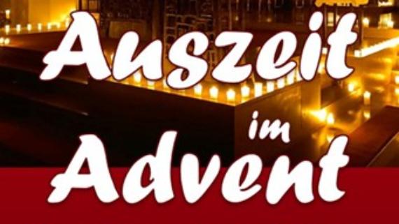 Plakat der Aktion 'Auszeit im Advent' 2025