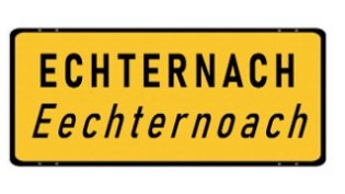 Echternach - Ortsschild