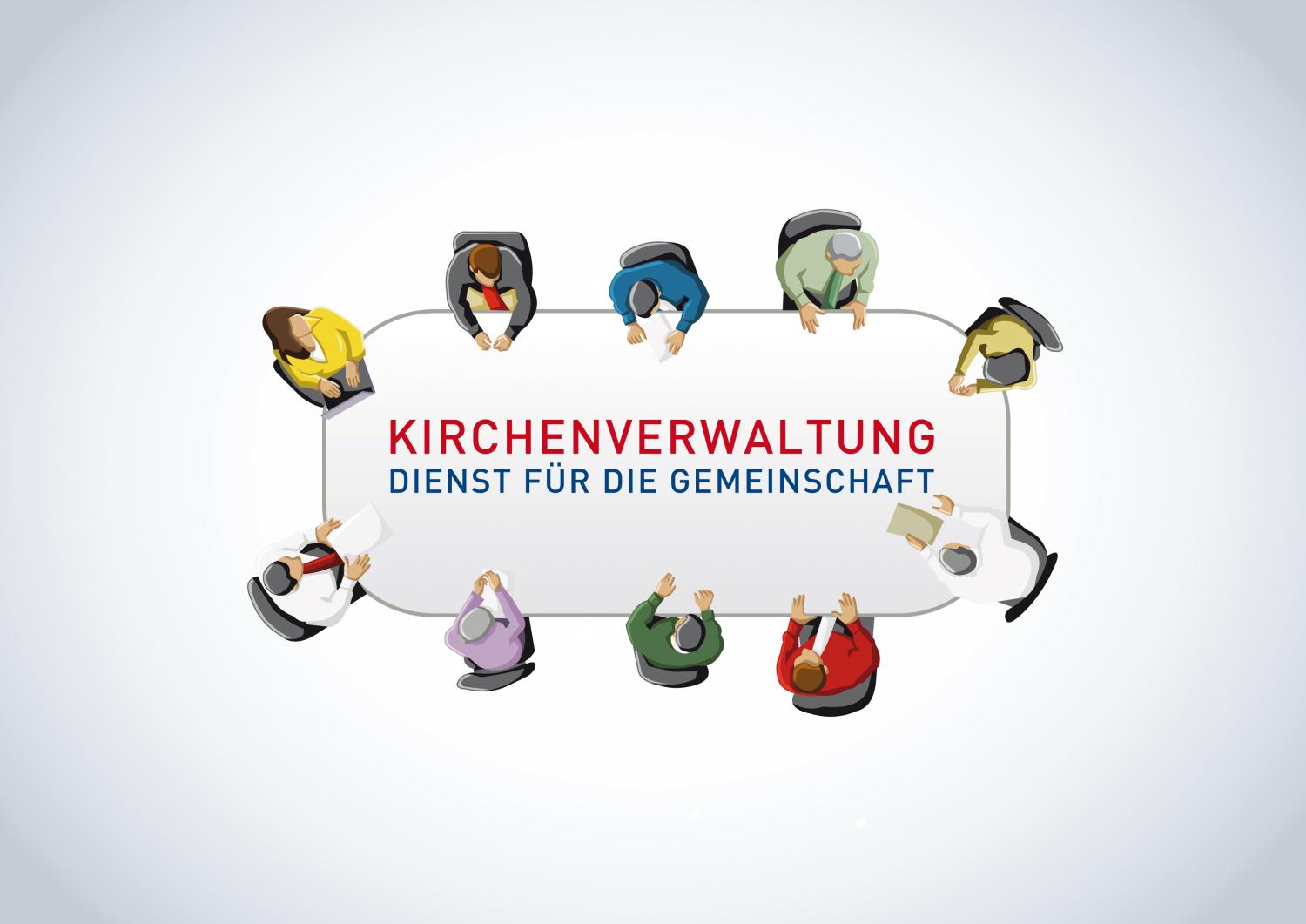 Kirchenverwaltung, Versammlung, Meeting, Austausch