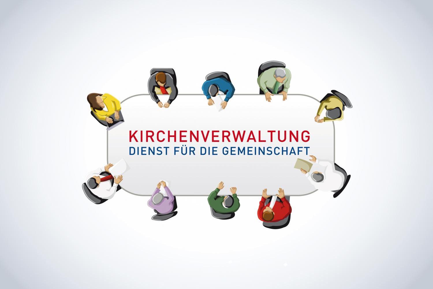 Kirchenverwaltung, Versammlung, Meeting, Austausch