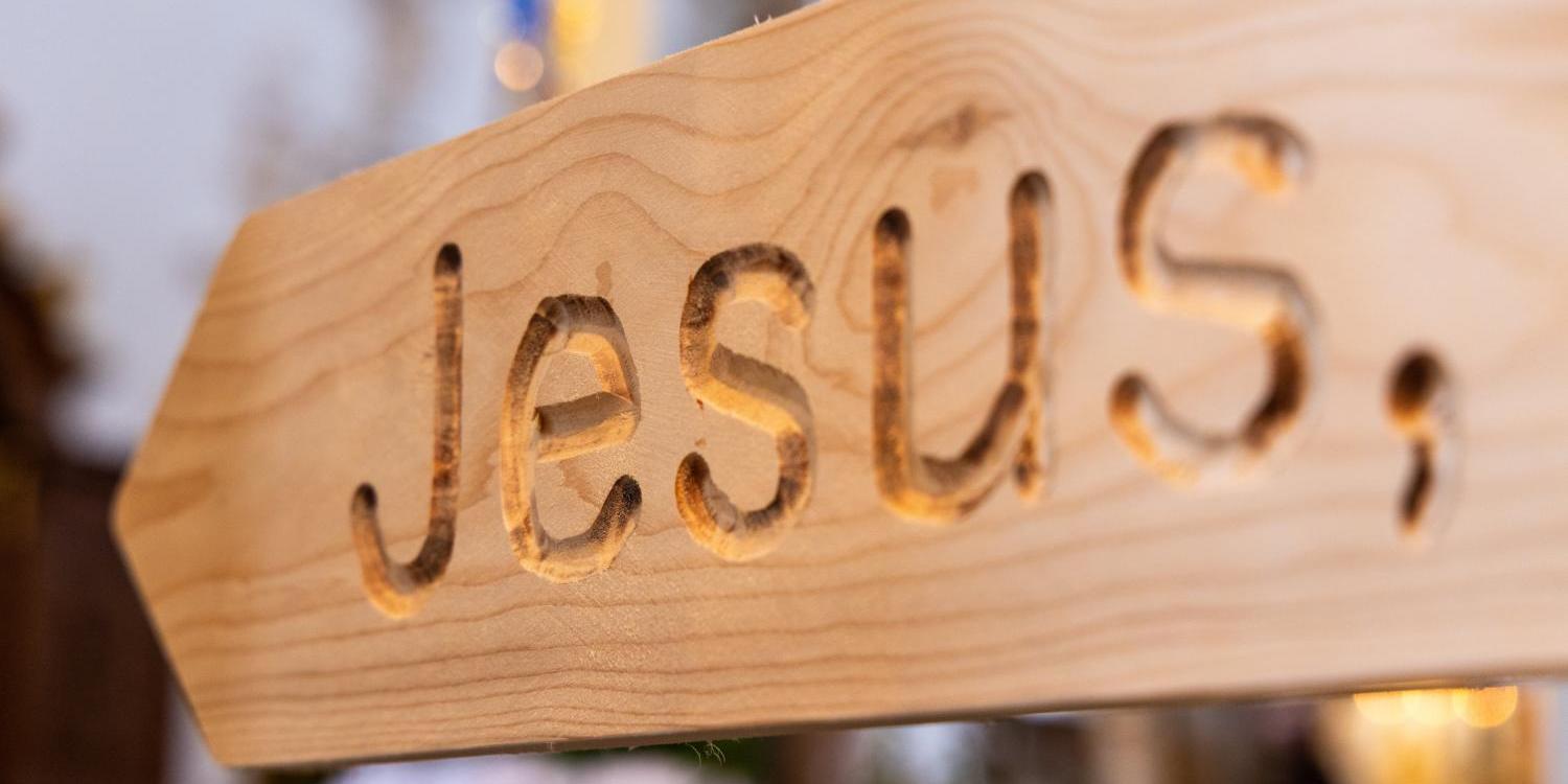 Wegweiser zu Jesus