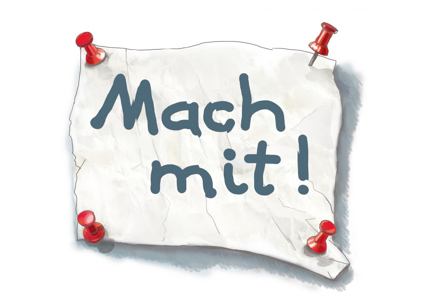 Logo für Ehrenamt, Mach Mit