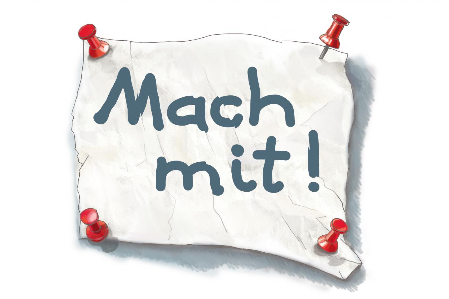 Logo für Ehrenamt, Mach Mit
