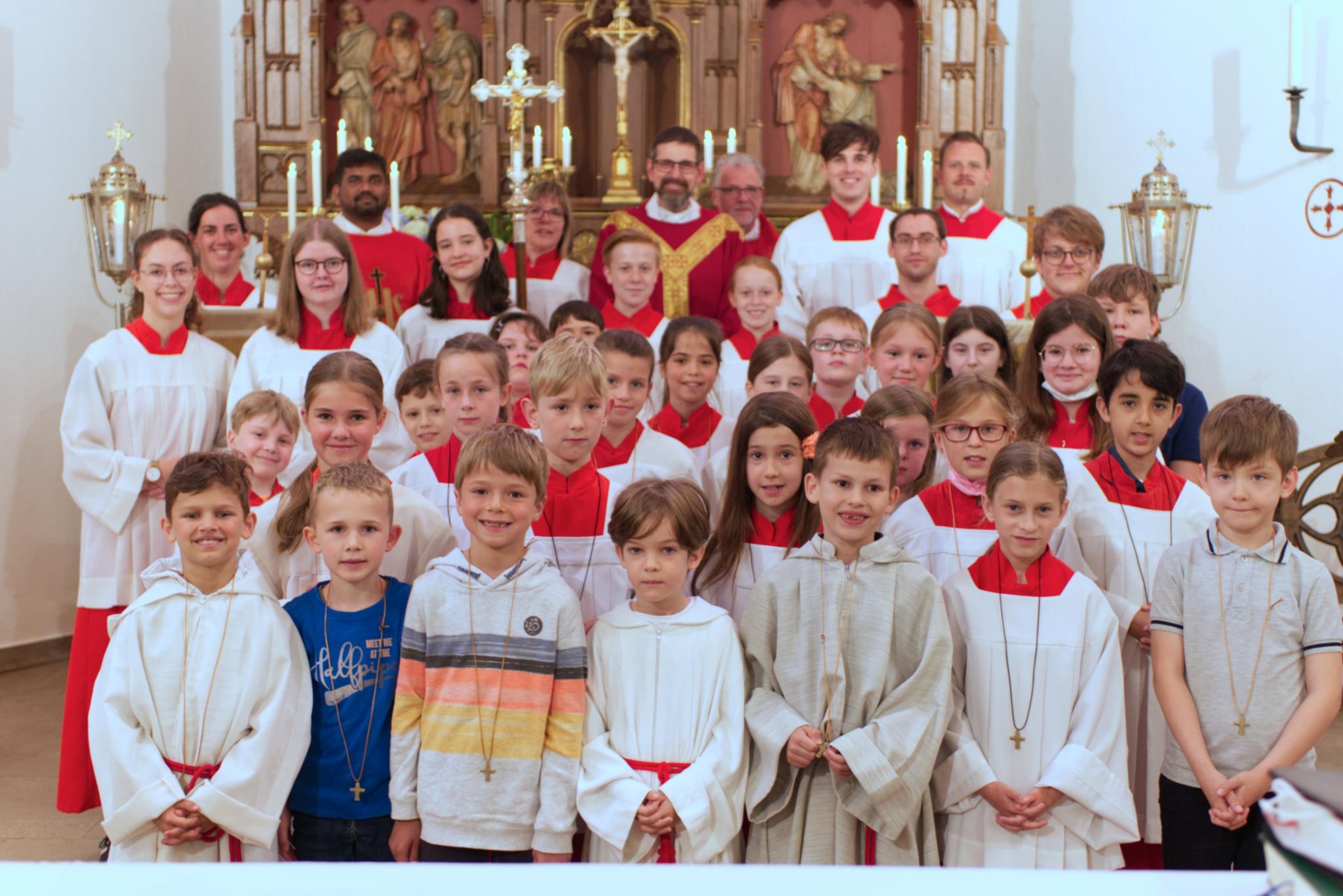 Gruppenbild am Messdienertag 2022