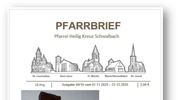 Titelseite des Pfarrbriefes Heilig Kreuz Schwalbach