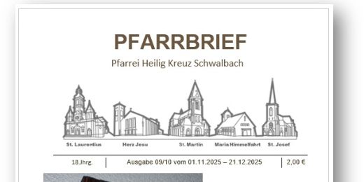 Titelseite des Pfarrbriefes Heilig Kreuz Schwalbach