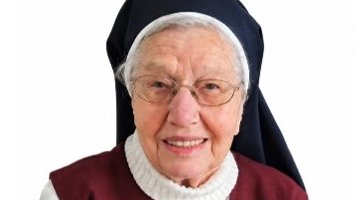 Foto der verstorbenen Schwester Pia Büchter aus dem Kloster Hl. Kreuz Püttlingen