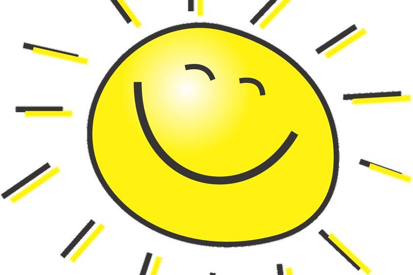Sonne lächelnd (Grafik)