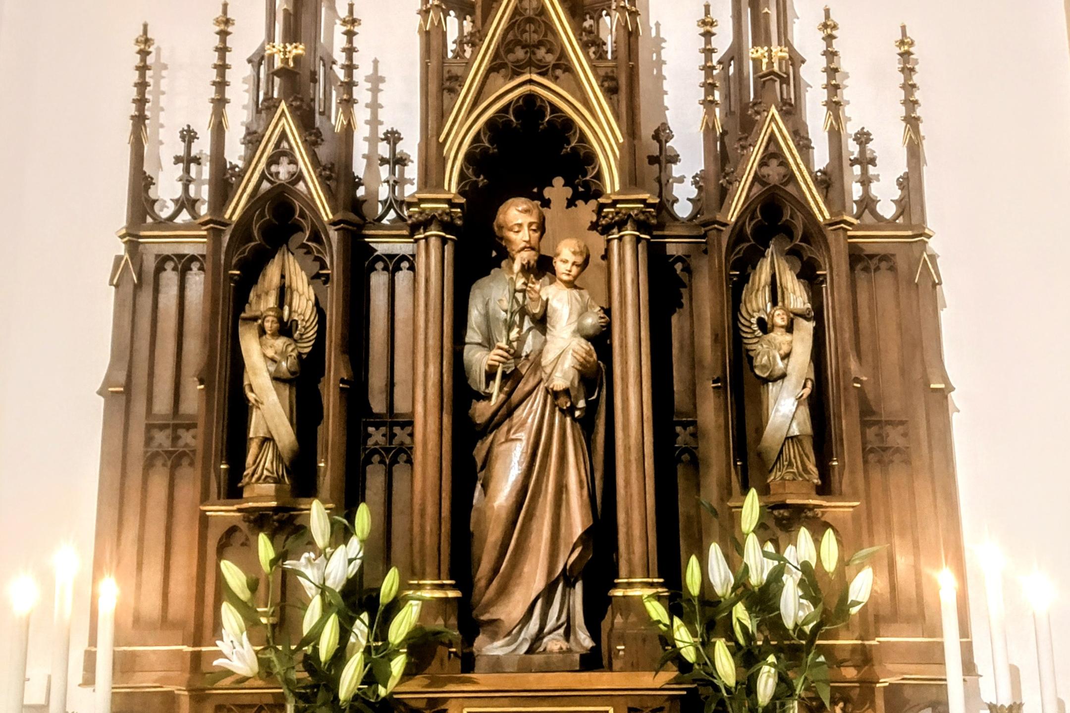 Josefsaltar in der Kirche St. Josef