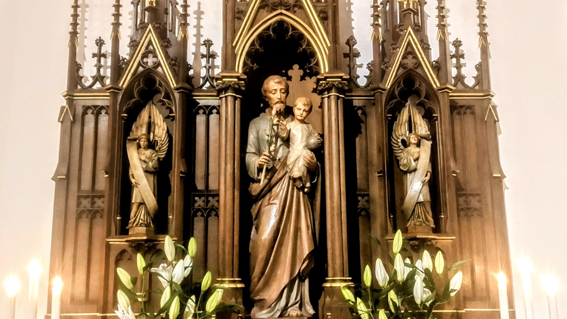 Josefsaltar in der Kirche St. Josef