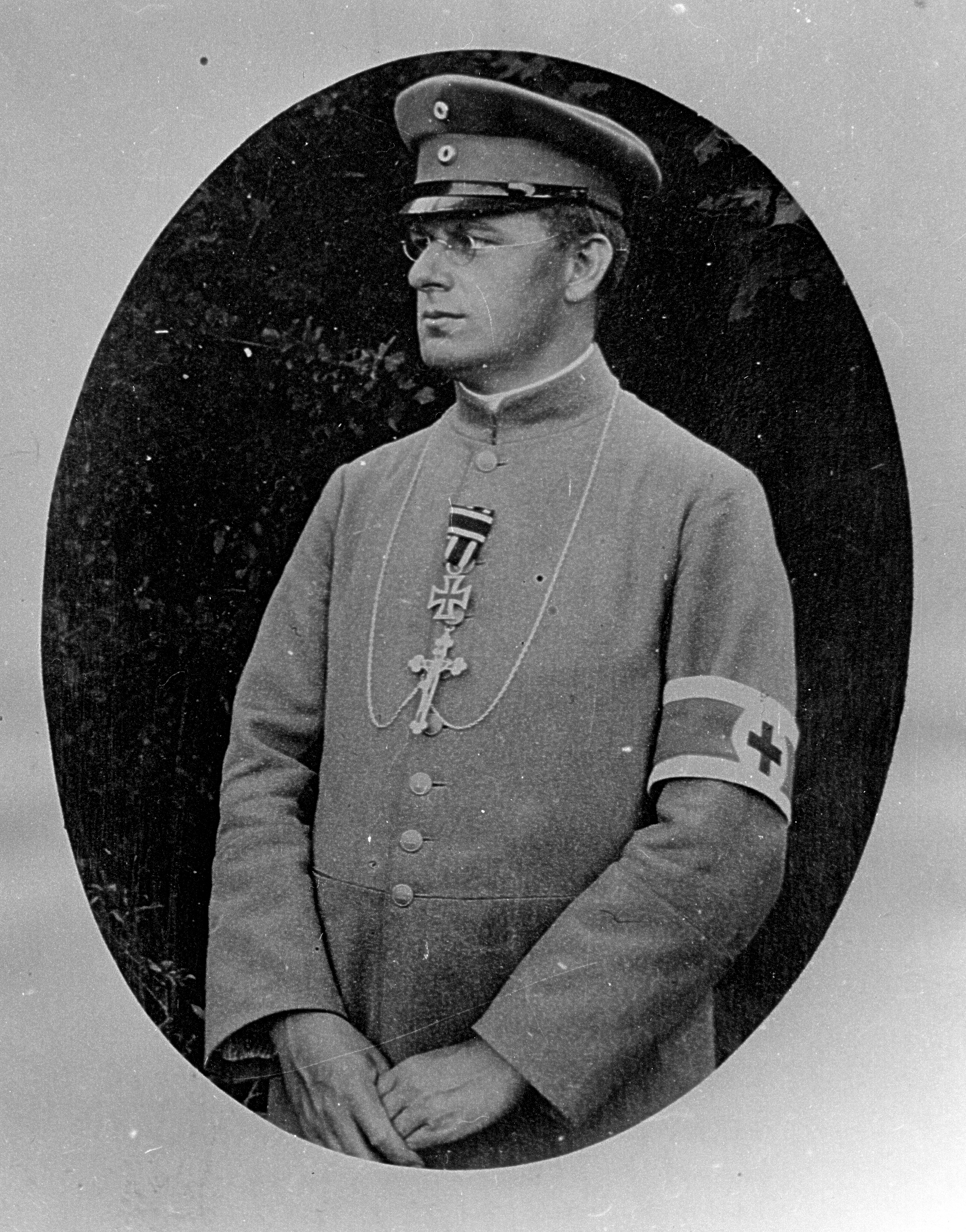 Johannes Bernhard Schulz als Feldgeistlicher um 1918