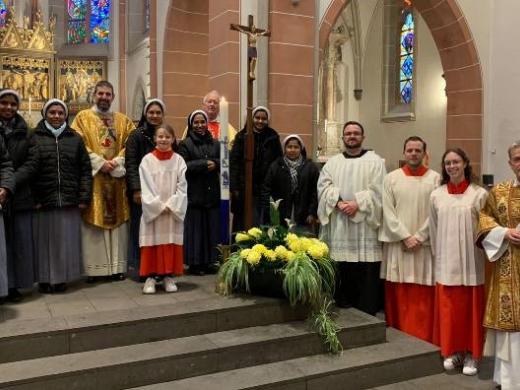 Partnerschaftsgründung in der Pfarrkirche St. Martin