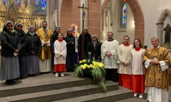 Partnerschaftsgründung in der Pfarrkirche St. Martin