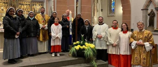 Partnerschaftsgründung in der Pfarrkirche St. Martin