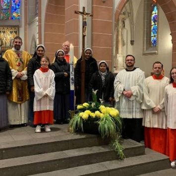 Partnerschaftsgründung in der Pfarrkirche St. Martin