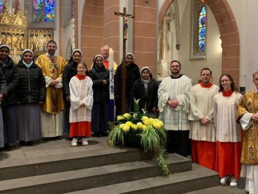 Partnerschaftsgründung in der Pfarrkirche St. Martin