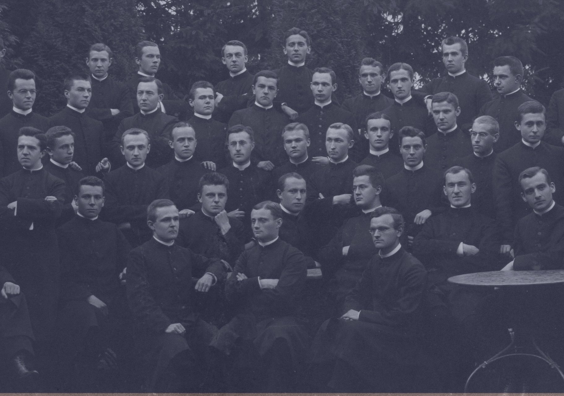 Seminarist Johannes Bernhard Schulz (2. Reihe v. u., 2. von Links)